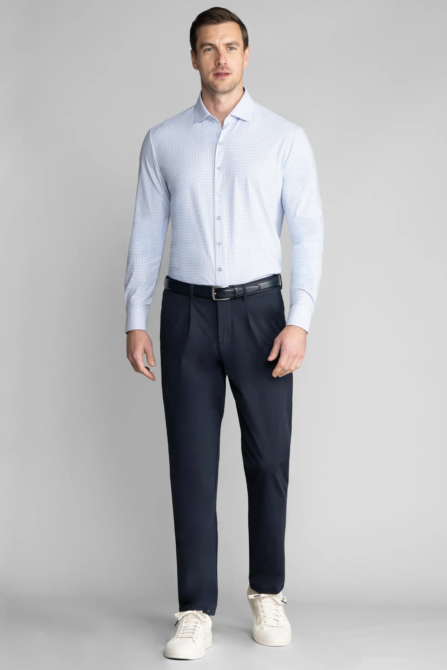 The Event Shirt Windowpane | Blue Purple