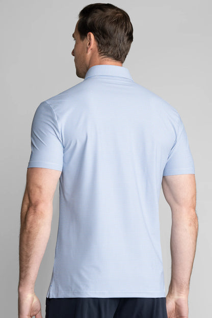 Event Polo Windowpane | Blue Grey