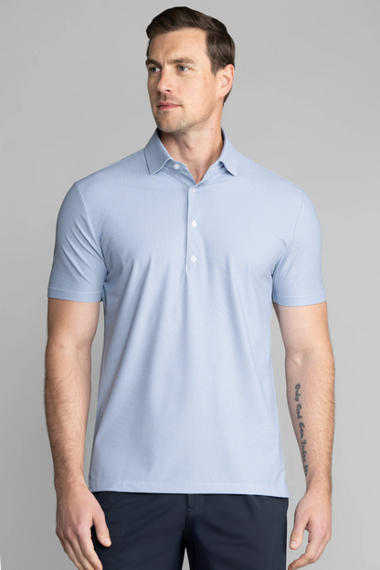 Event Polo Windowpane | Blue Grey
