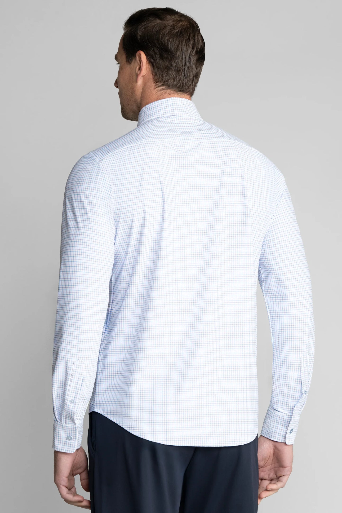 The Event Shirt Windowpane | Blue Purple