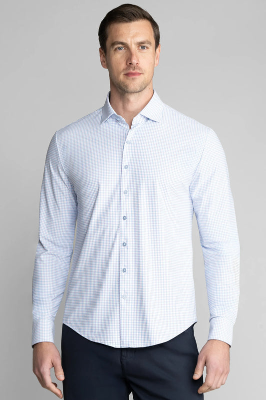 The Event Shirt Windowpane | Blue Purple