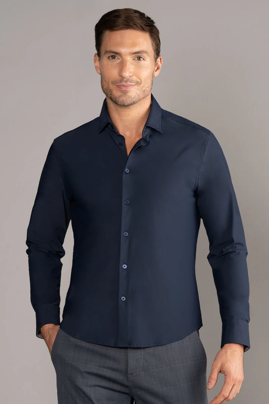 The Event Shirt Solid | Navy